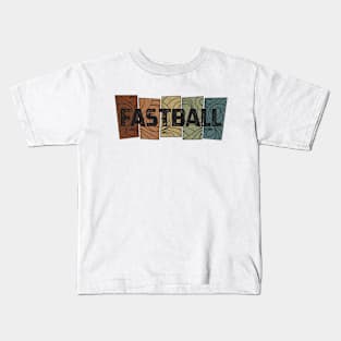 Fastball - Retro Pattern Kids T-Shirt